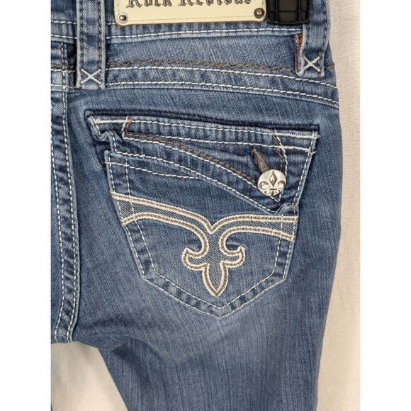 Rock Revival Johanna Skinny Jeans NKJ10435401 Women's Size 25 - Picture 15 of 16